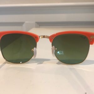 ray ban clubmaster orange beige ray ban clubmaster orange beige